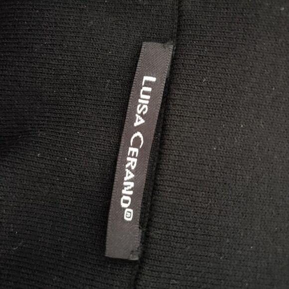 Luisa Cerano Size 8 Medium Black Pleated Mini Skirt - Picture 5 of 8